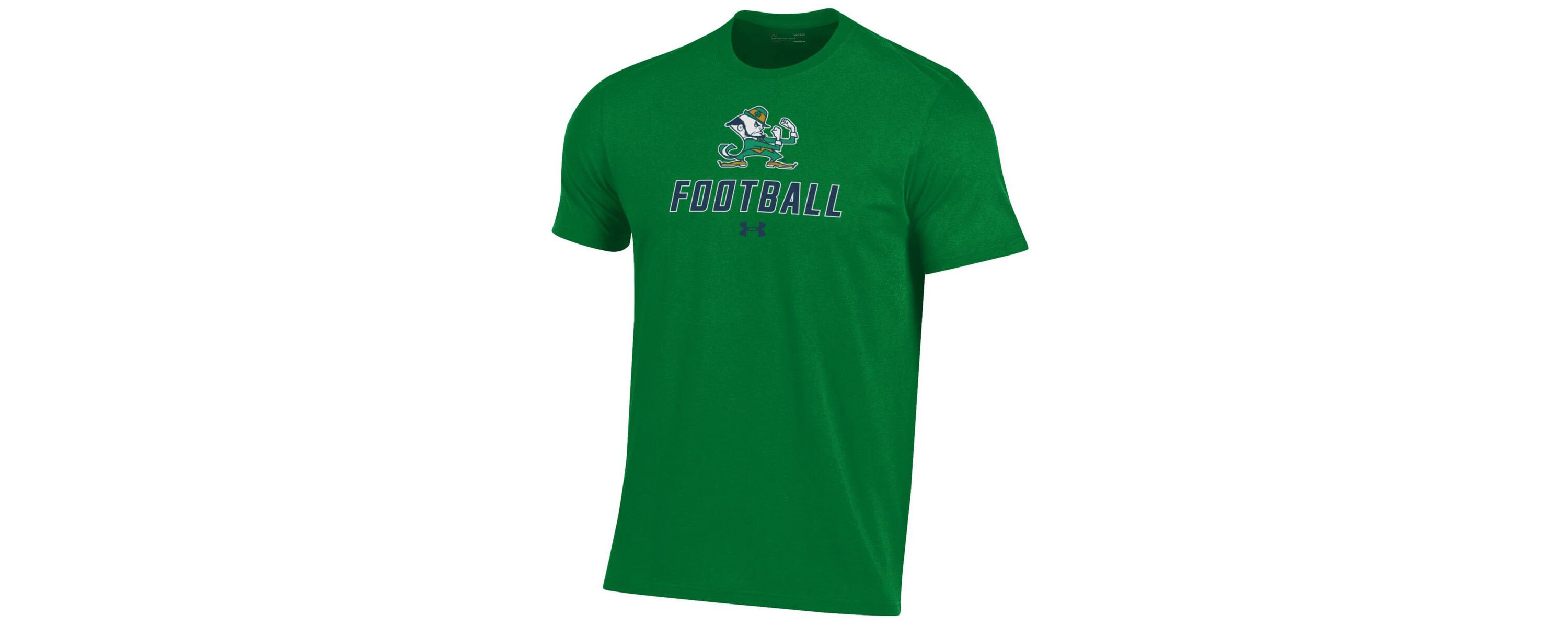 NCAA Under Armour Notre Dame Fighting Irish Football Performance T-Shirt
