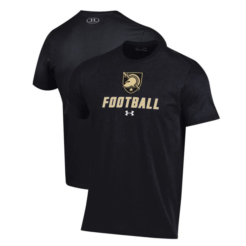 Army Black Knights NCAA Under Armour Army Knights Football Performance T-Shirt