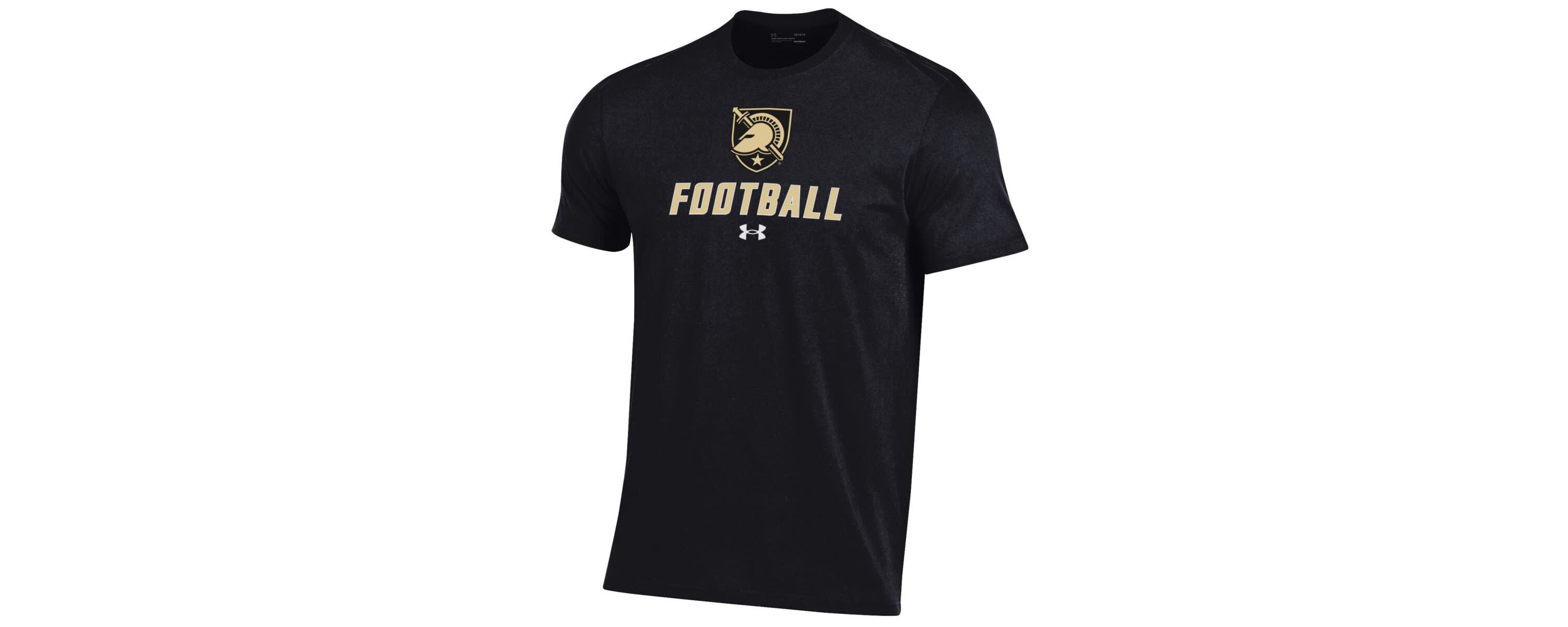 Army Black Knights NCAA Under Armour Army Knights Football Performance T-Shirt