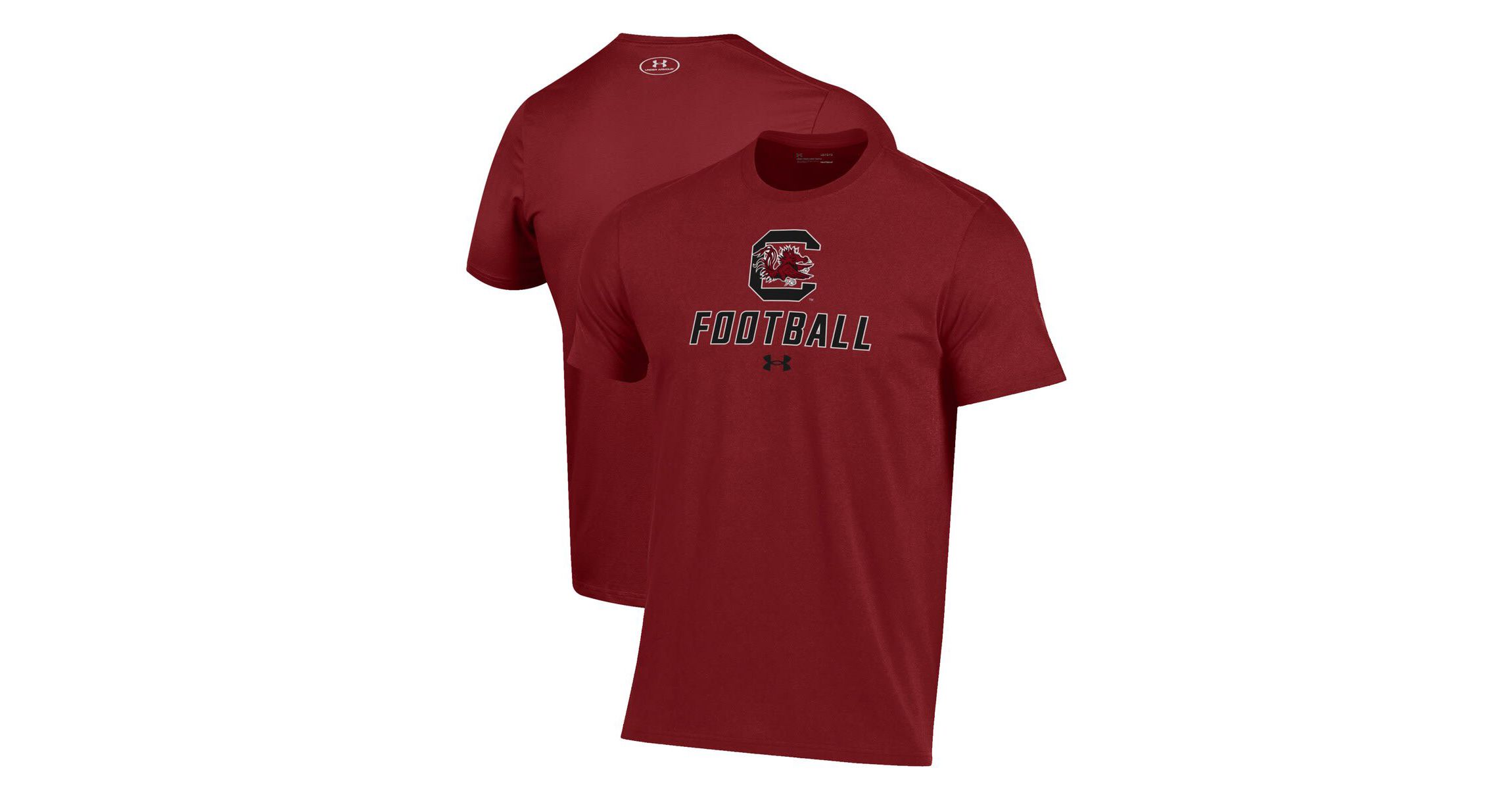 NCAA Under Armour South Carolina Gamecocks Football Performance T-Shirt