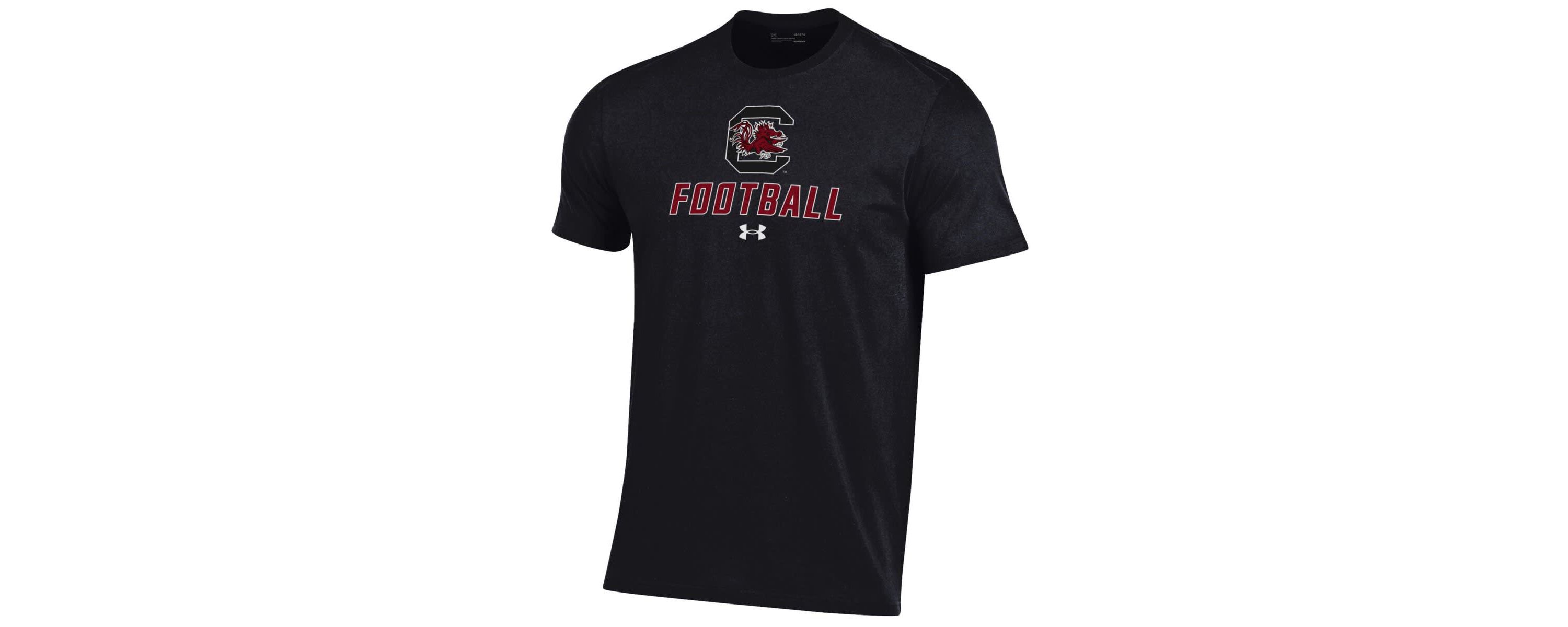 NCAA Under Armour South Carolina Gamecocks Football Performance T-Shirt