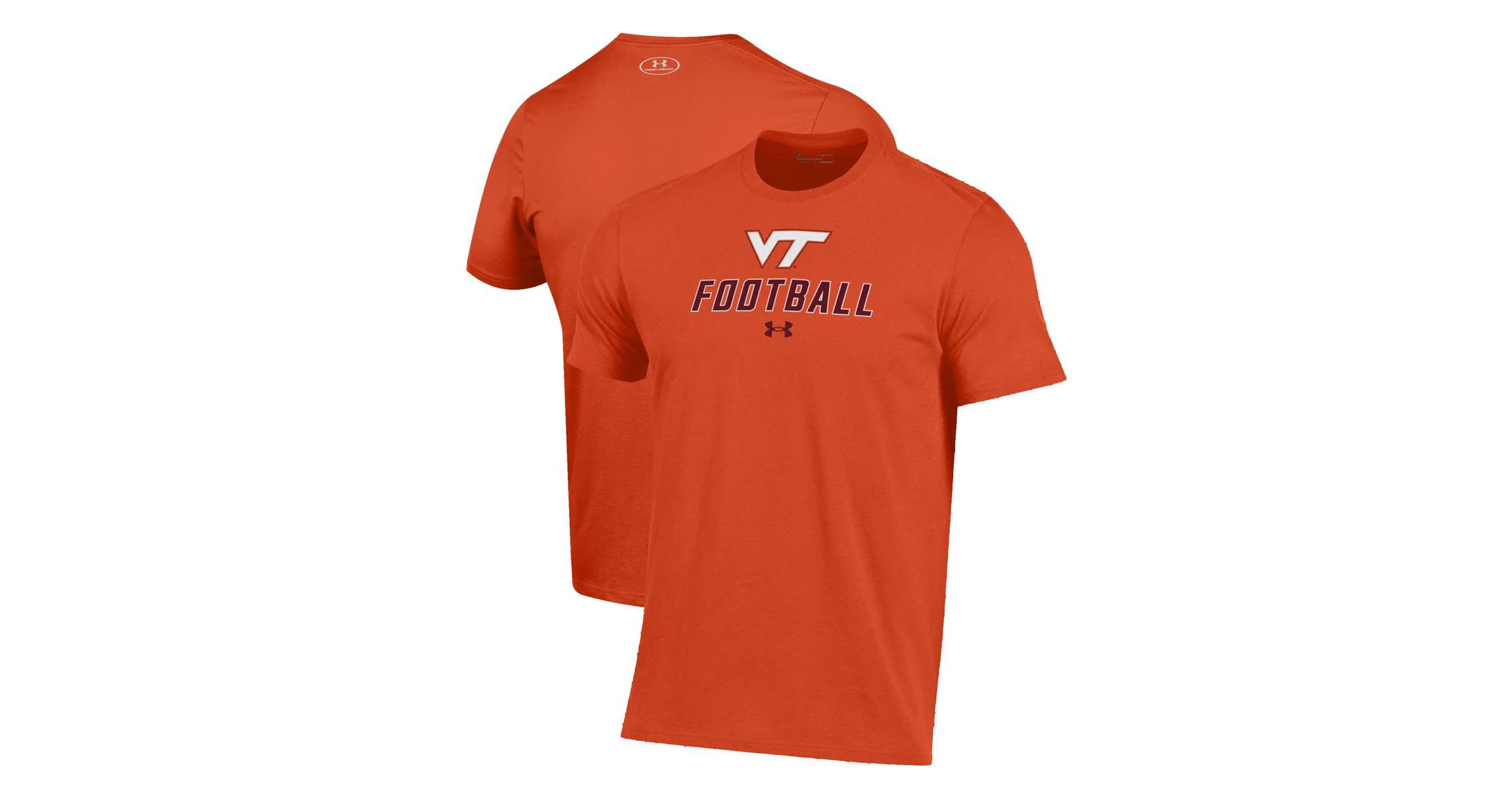 NCAA Under Armour Virginia Tech Hokies Football Performance T-Shirt