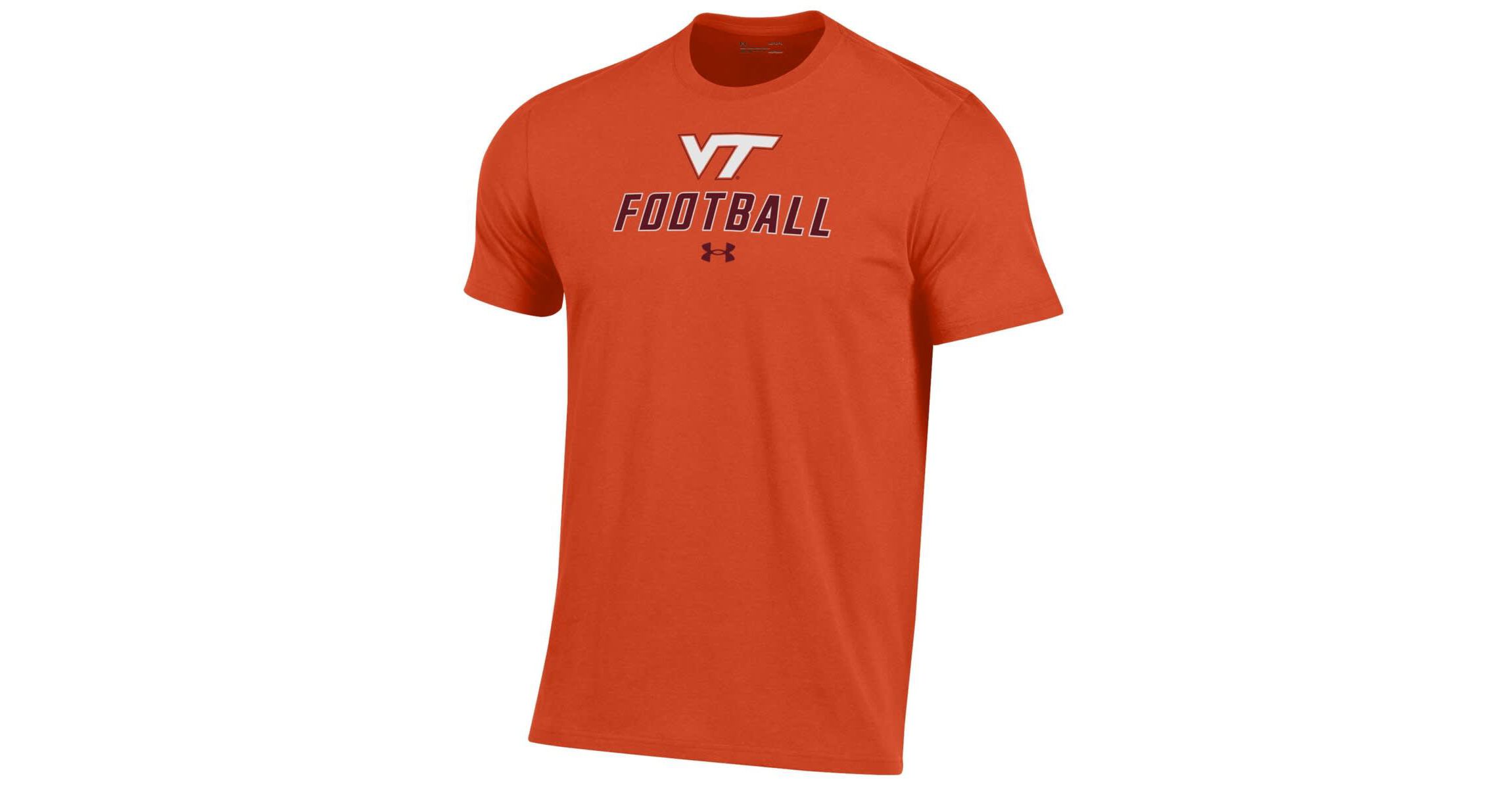NCAA Under Armour Virginia Tech Hokies Football Performance T-Shirt