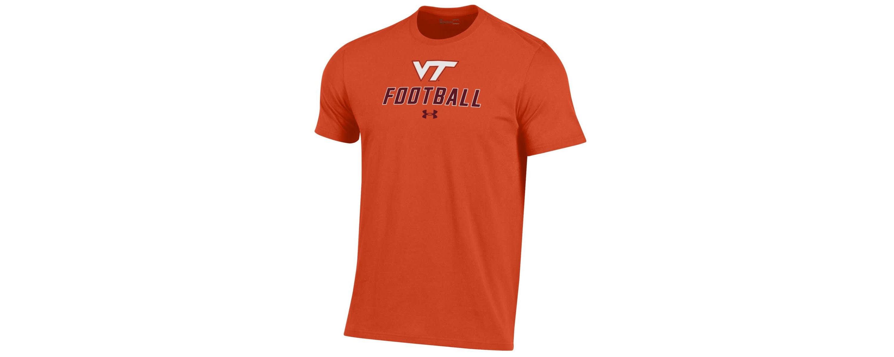 NCAA Under Armour Virginia Tech Hokies Football Performance T-Shirt