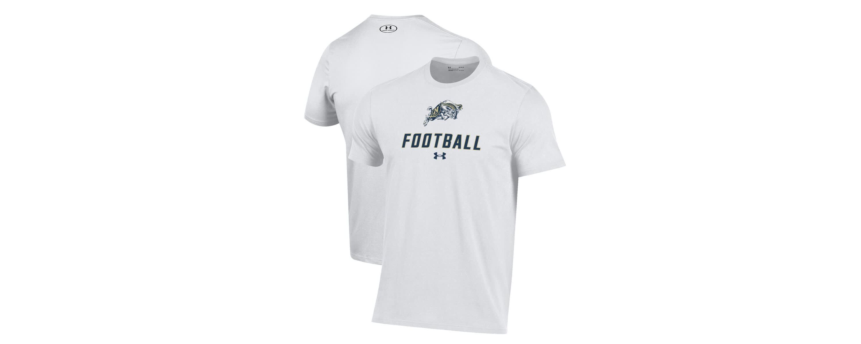 Navy Midshipmen NCAA Under Armour Midshipmen Football Performance T-Shirt