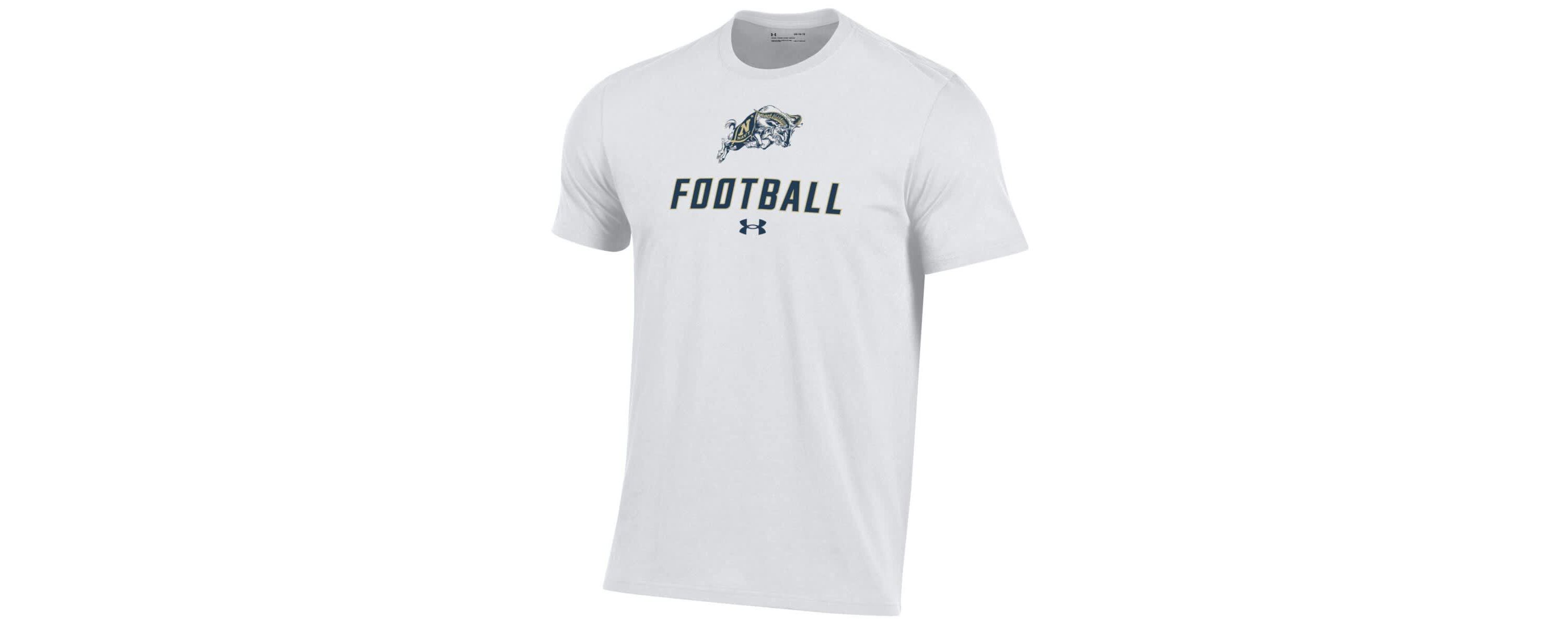 Navy Midshipmen NCAA Under Armour Midshipmen Football Performance T-Shirt