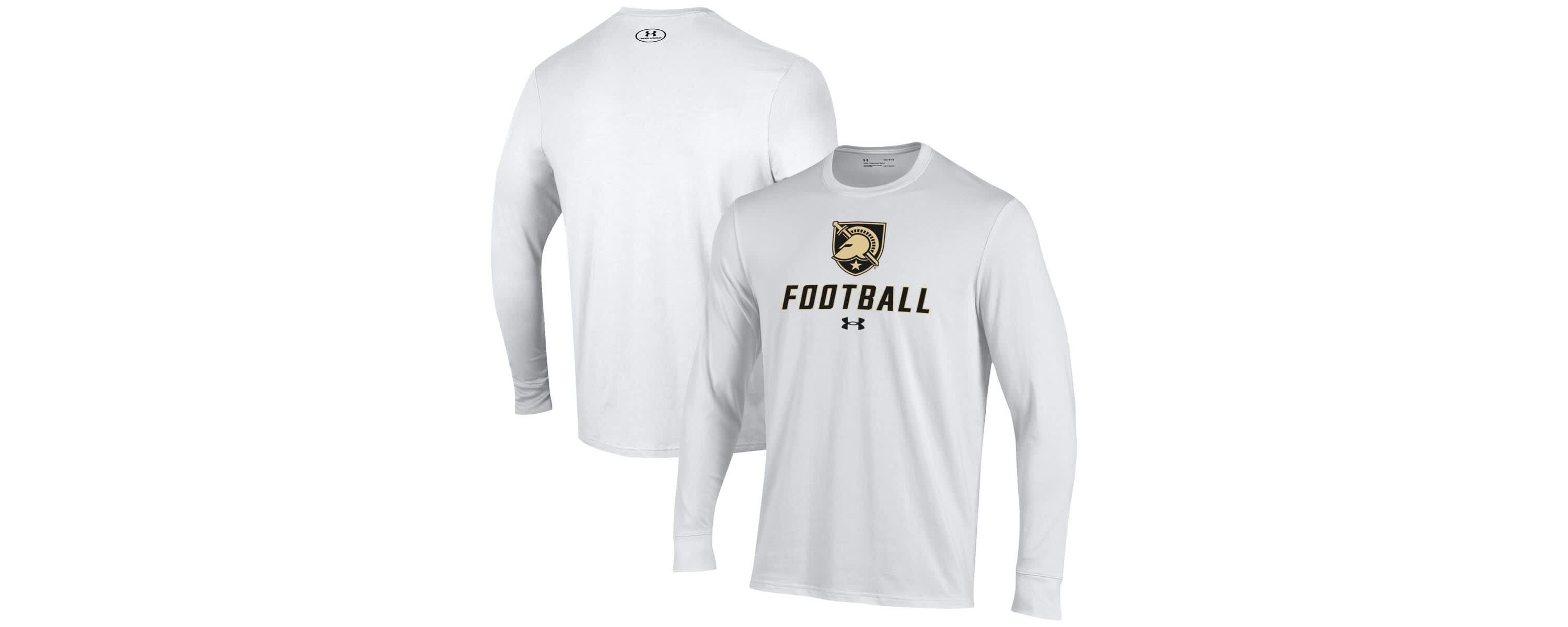 Army Black Knights NCAA Under Armour Army Knights Football Performance Long Sleeve T-Shirt