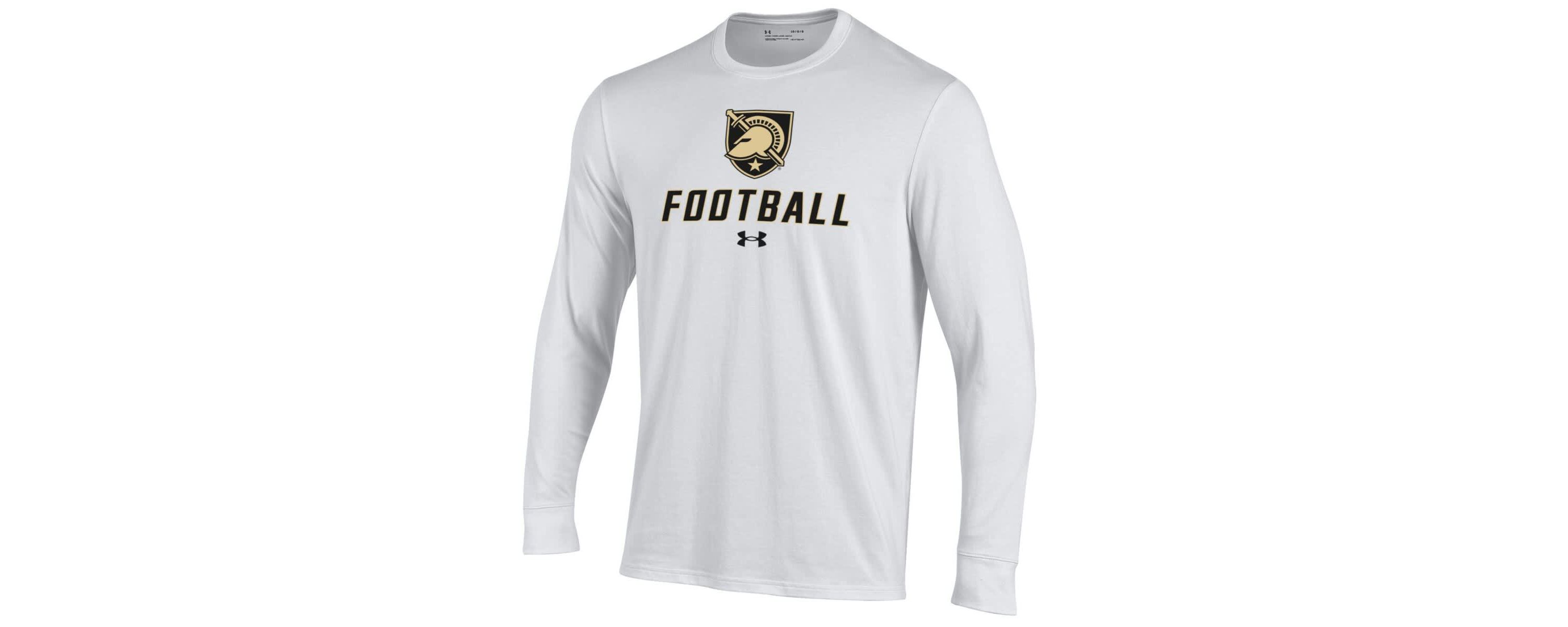 Army Black Knights NCAA Under Armour Army Knights Football Performance Long Sleeve T-Shirt