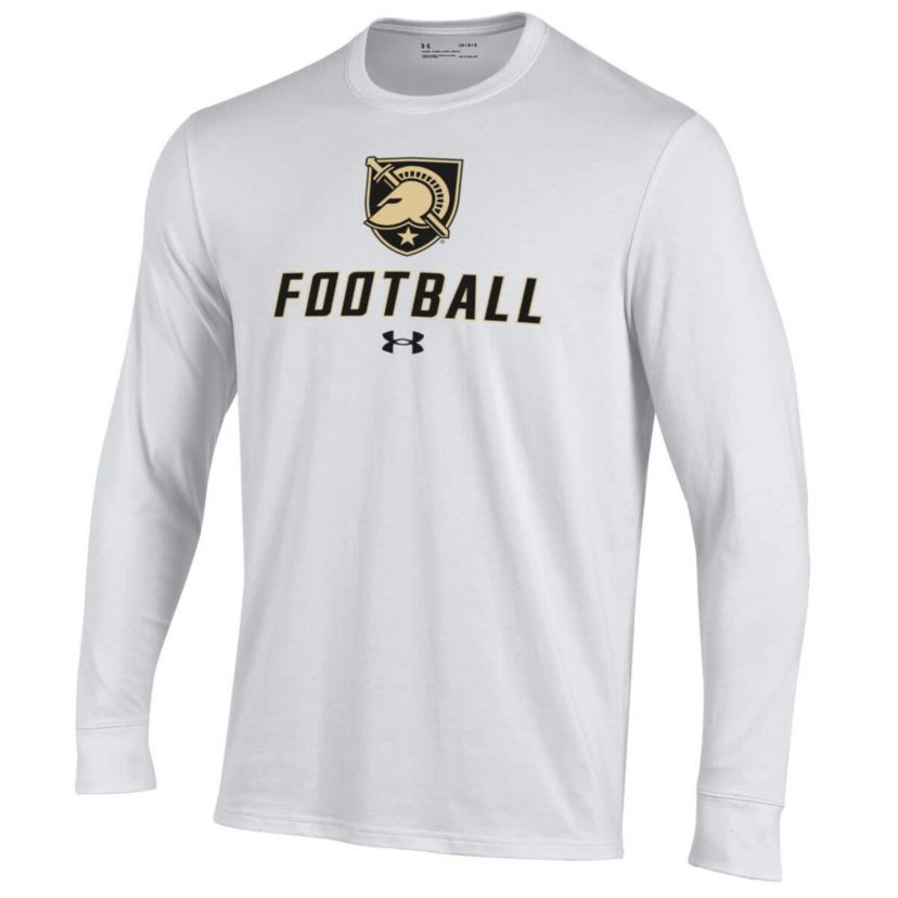 Army Black Knights NCAA Under Armour Army Knights Football Performance Long Sleeve T-Shirt