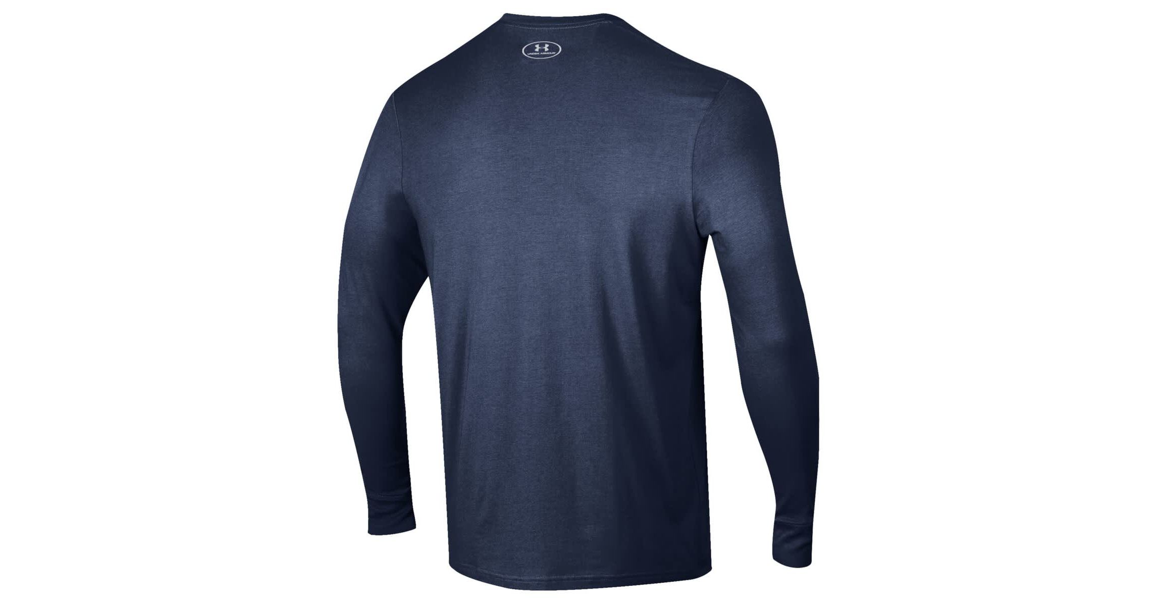 Navy Midshipmen NCAA Under Armour Midshipmen Football Performance Long Sleeve T-Shirt