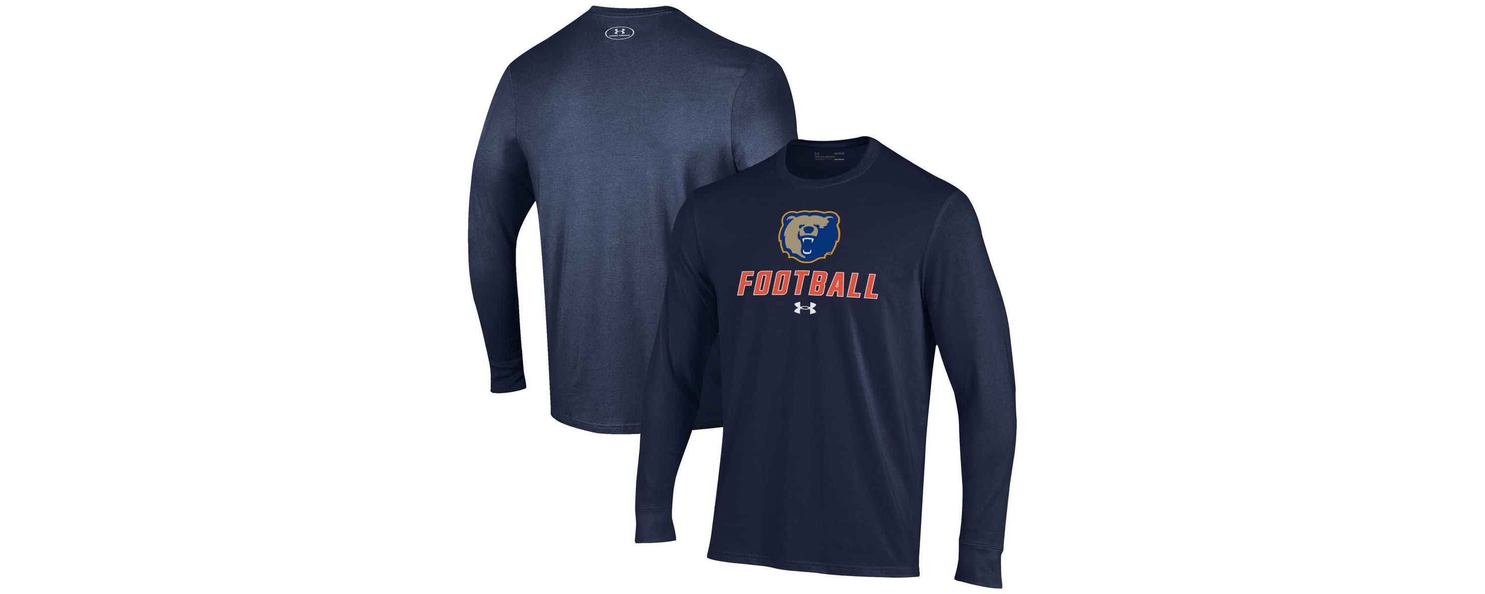 NCAA Under Armour Morgan State Bears Football Performance Long Sleeve T-Shirt