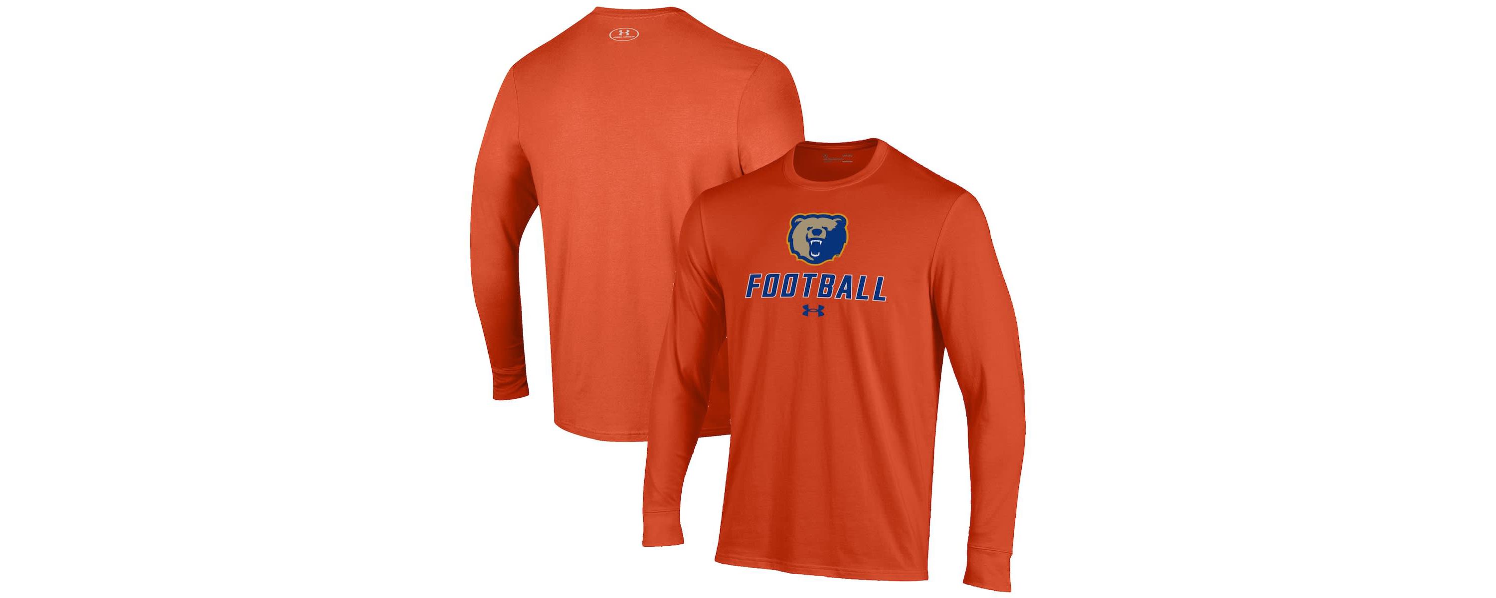 NCAA Under Armour Morgan State Bears Football Performance Long Sleeve T-Shirt