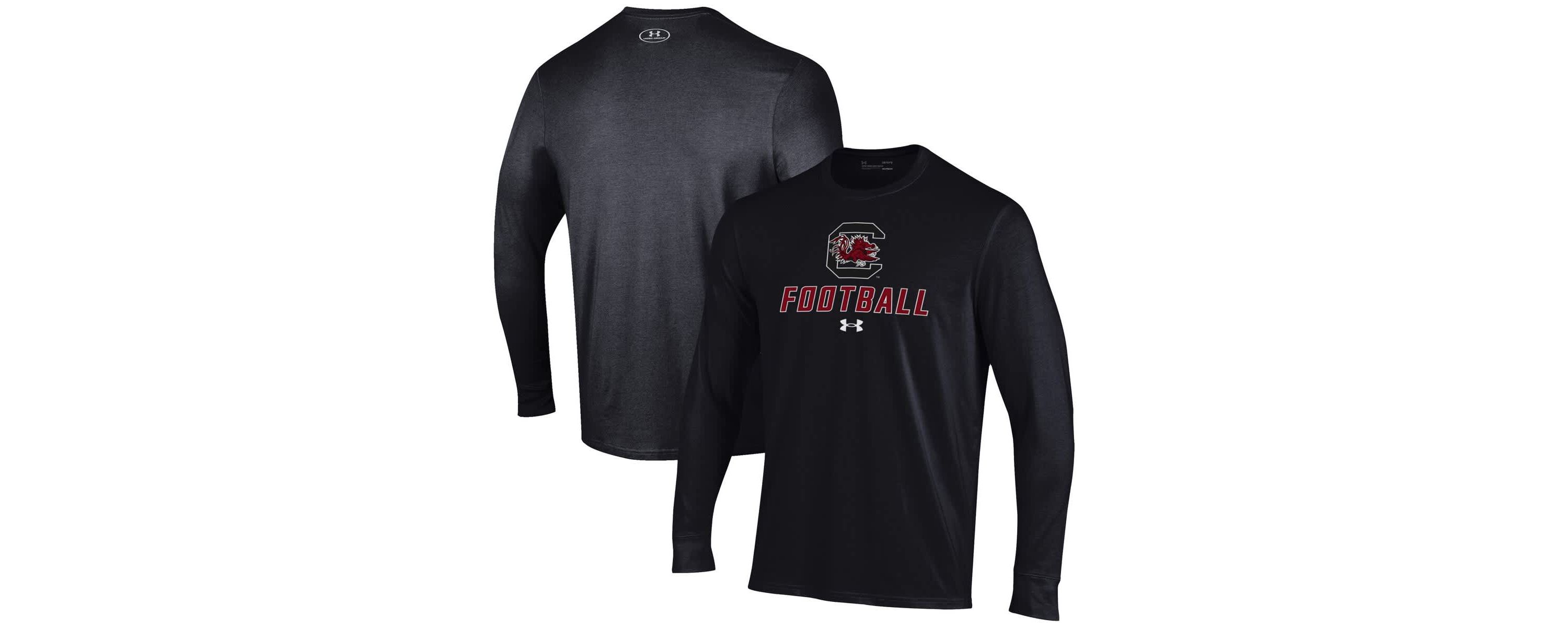 NCAA Under Armour South Carolina Gamecocks Football Performance Long Sleeve T-Shirt