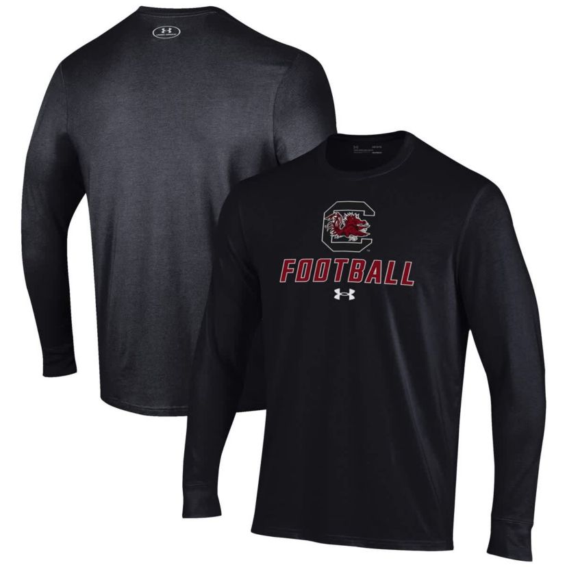 NCAA Under Armour South Carolina Gamecocks Football Performance Long Sleeve T-Shirt