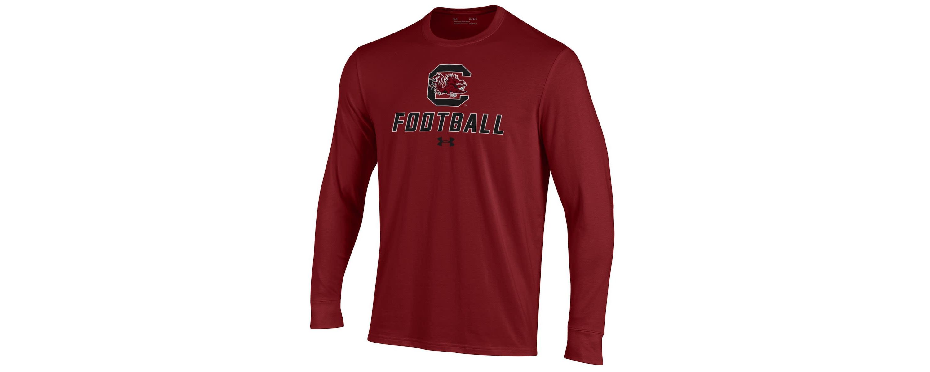 NCAA Under Armour South Carolina Gamecocks Football Performance Long Sleeve T-Shirt