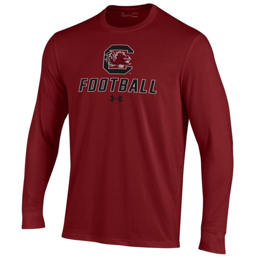 NCAA Under Armour South Carolina Gamecocks Football Performance Long Sleeve T-Shirt