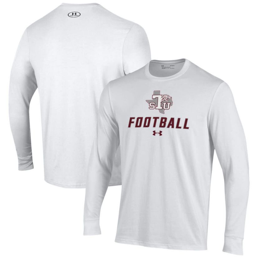 NCAA Under Armour Texas Southern Tigers Football Performance Long Sleeve T-Shirt