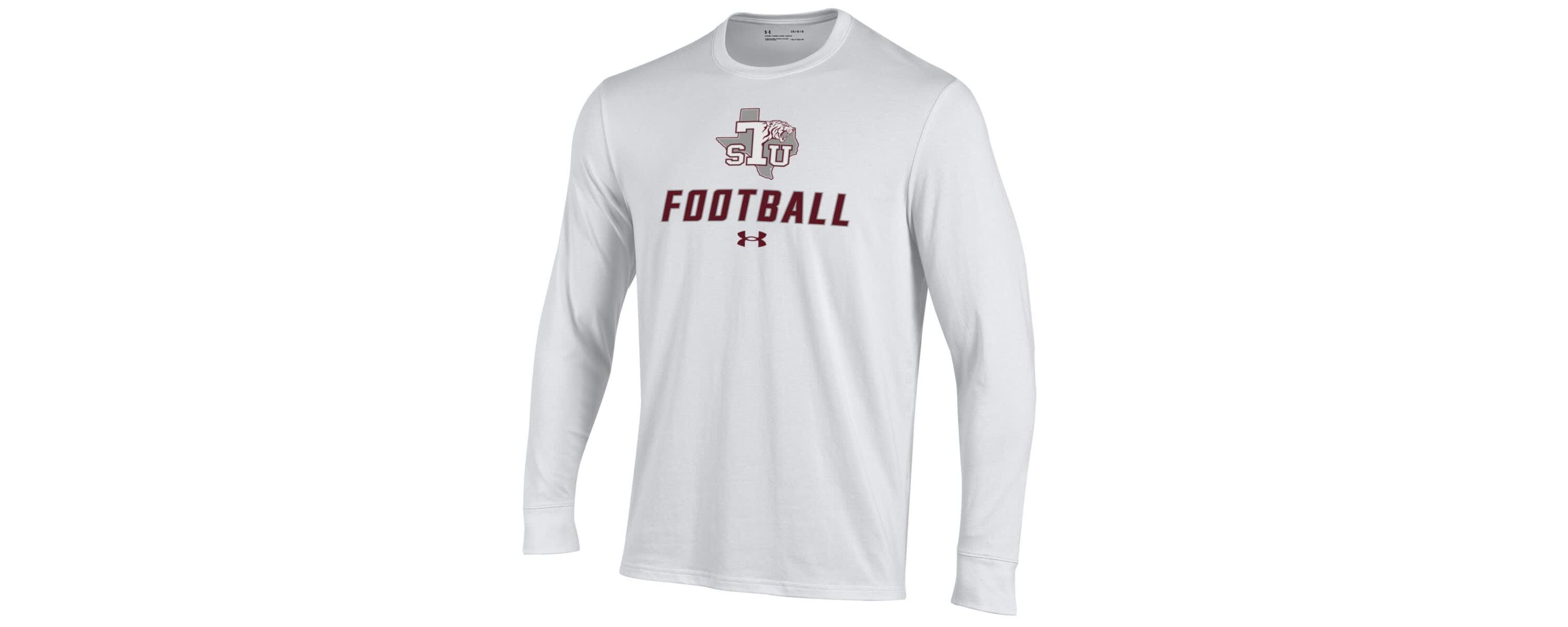 NCAA Under Armour Texas Southern Tigers Football Performance Long Sleeve T-Shirt