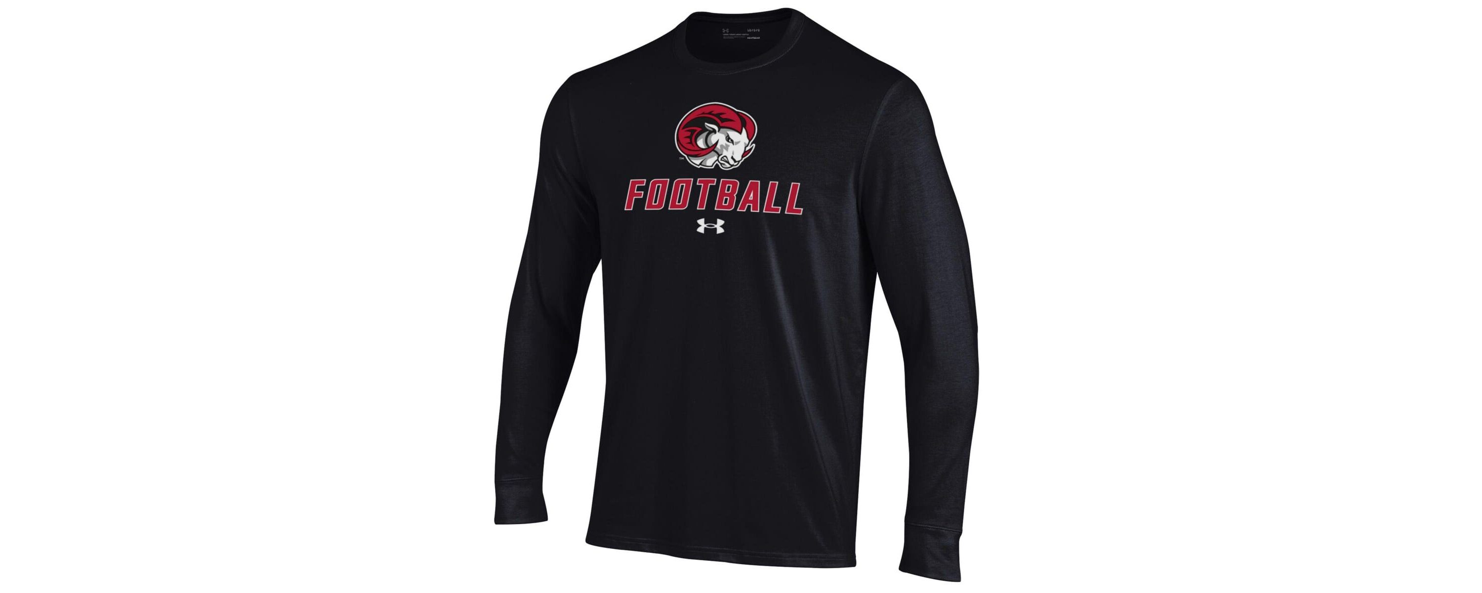 NCAA Under Armour Winston-Salem State Rams Football Performance Long Sleeve T-Shirt