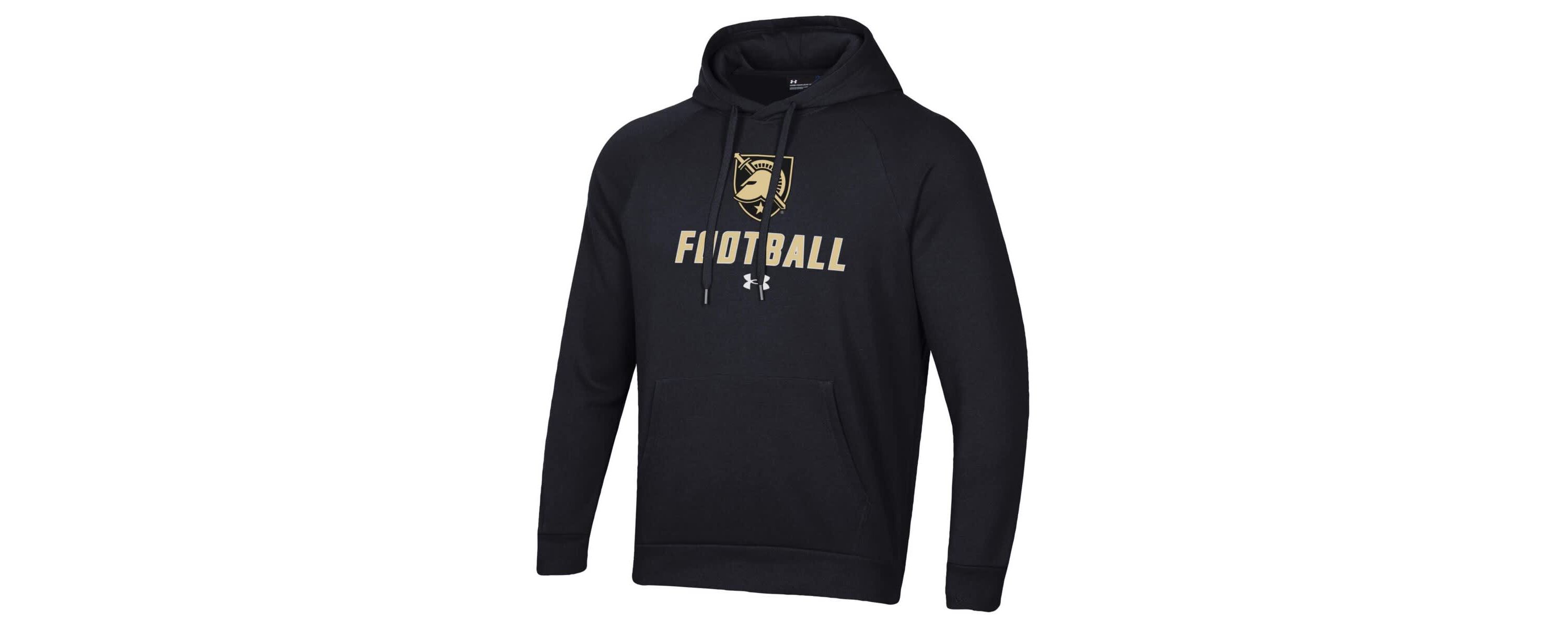 Army Black Knights NCAA Under Armour Army Knights Football Rival Fleece Pullover Hoodie