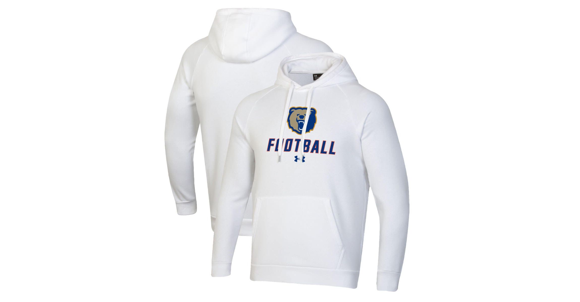 NCAA Under Armour Morgan State Bears Football Rival Fleece Pullover Hoodie