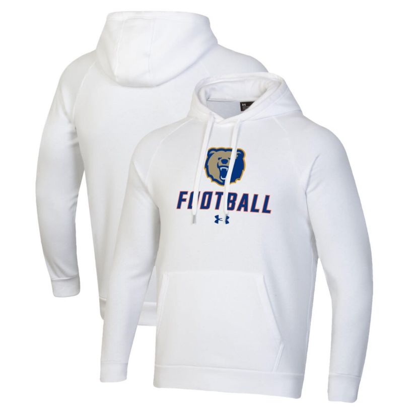 NCAA Under Armour Morgan State Bears Football Rival Fleece Pullover Hoodie