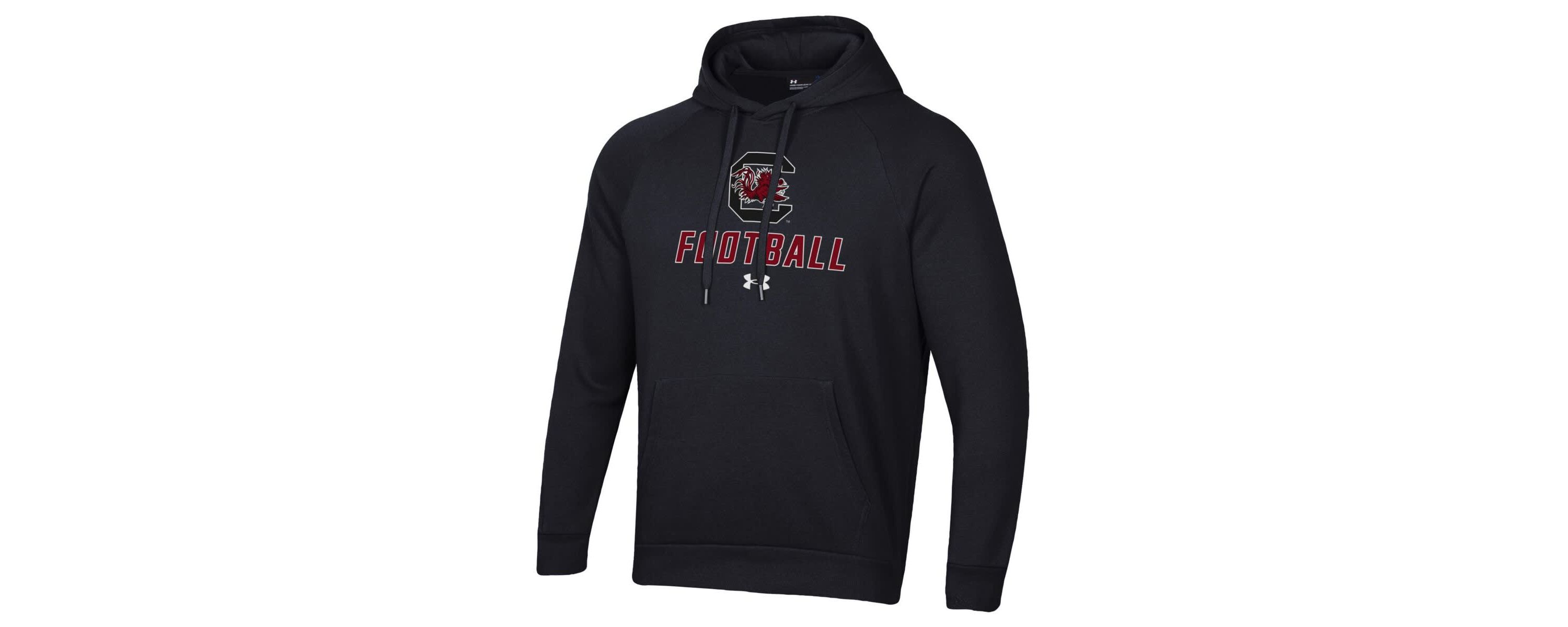 NCAA Under Armour South Carolina Gamecocks Football Rival Fleece Pullover Hoodie