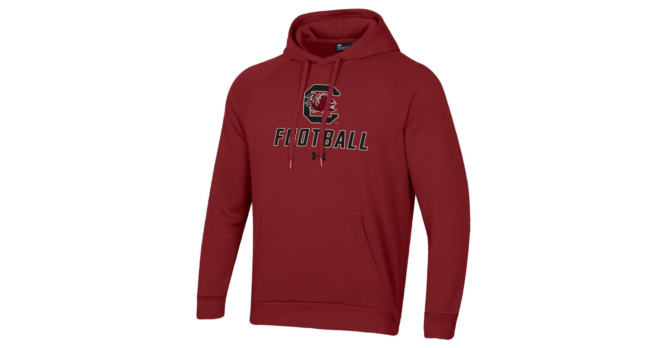 NCAA Under Armour South Carolina Gamecocks Football Rival Fleece Pullover Hoodie