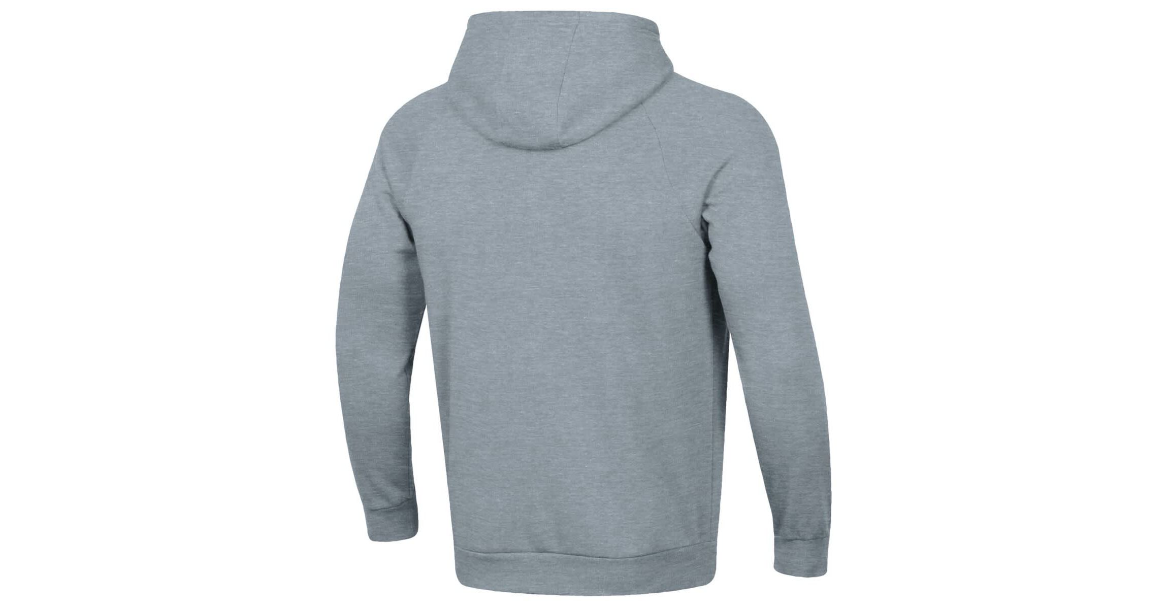 NCAA Under Armour Grey Notre Dame Fighting Irish Football Rival Fleece Pullover Hoodie