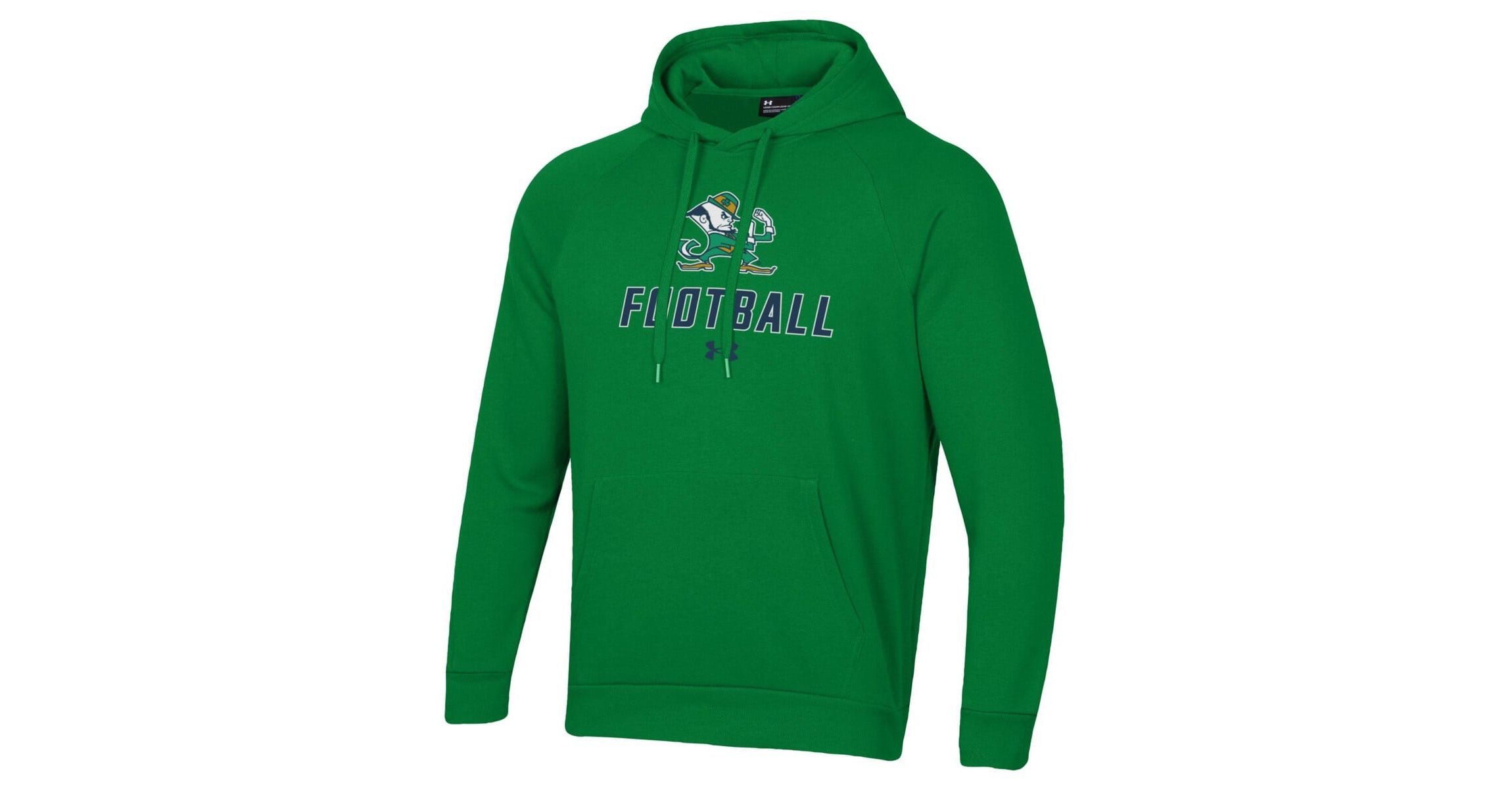 NCAA Under Armour Notre Dame Fighting Irish Football Rival Fleece Pullover Hoodie
