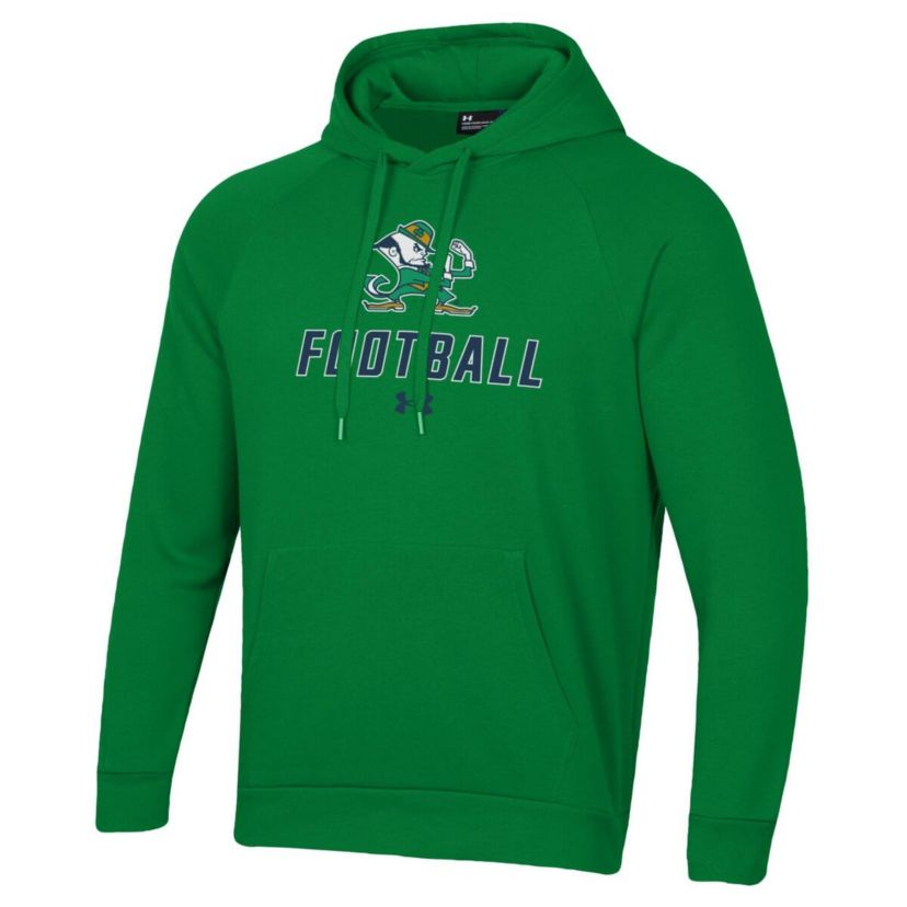 NCAA Under Armour Notre Dame Fighting Irish Football Rival Fleece Pullover Hoodie