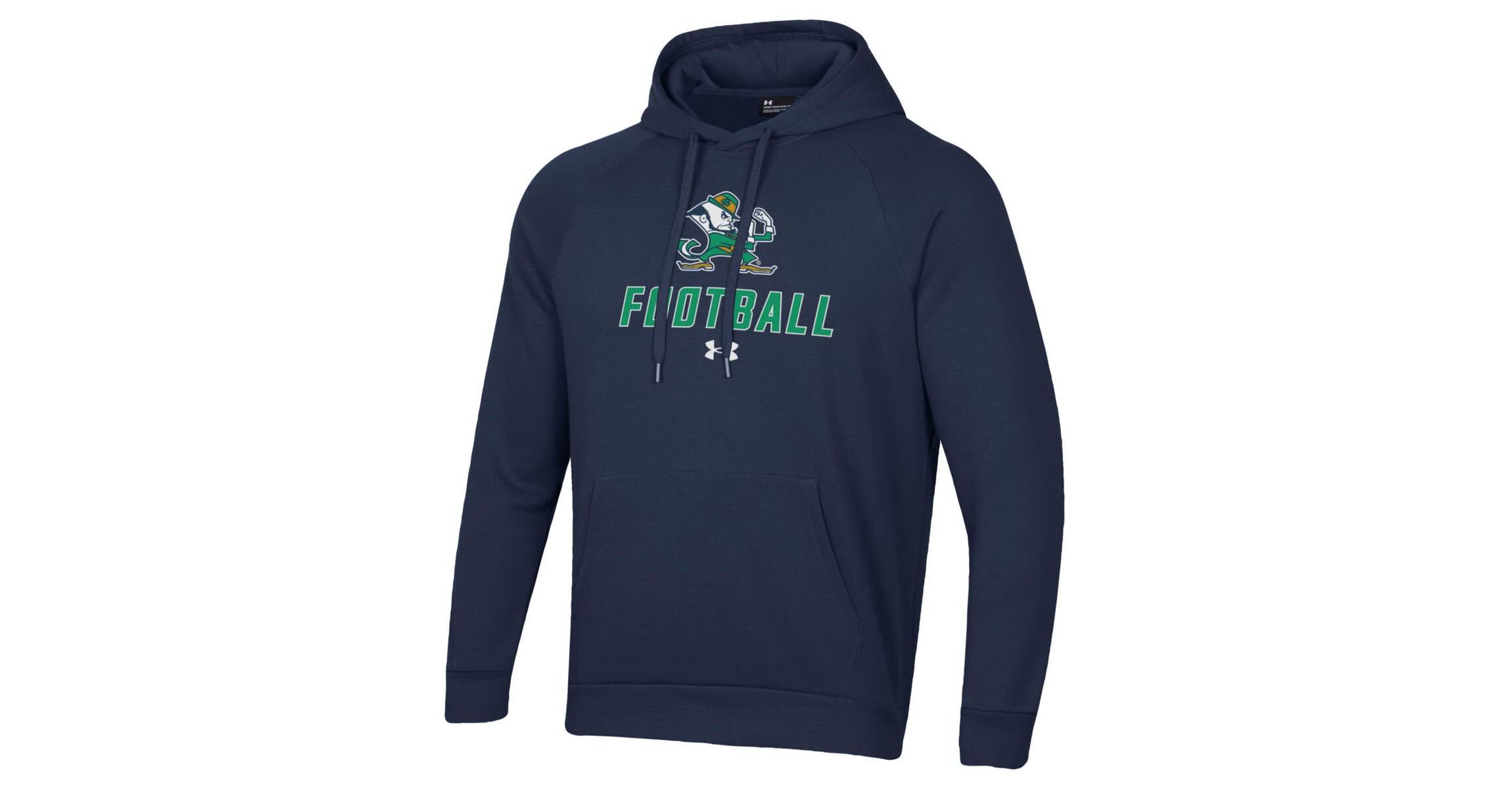 NCAA Under Armour Notre Dame Fighting Irish Football Rival Fleece Pullover Hoodie