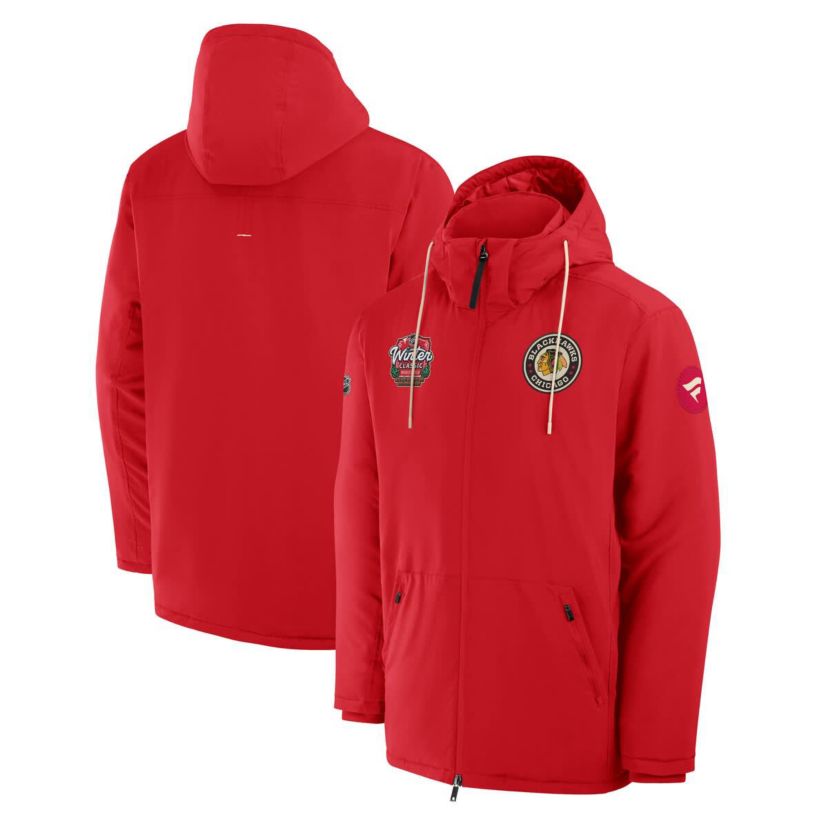 NHL Fanatics Chicago Blackhawks 2025 NHL Winter Classic Full-Zip Insulated Jacket