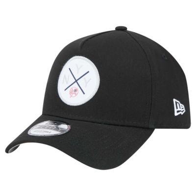 New Era Men's MLB New York Yankees 9FORTY A-Frame Adjustable Hat, Black