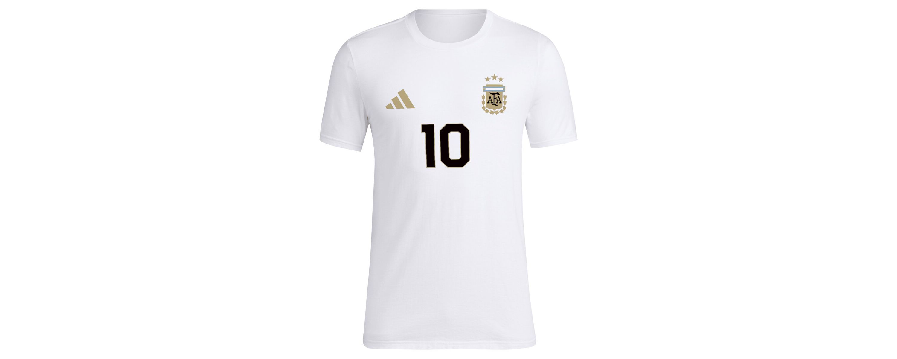 Soccer National Teams Lionel Messi Argentina National Team Name & Number T-Shirt