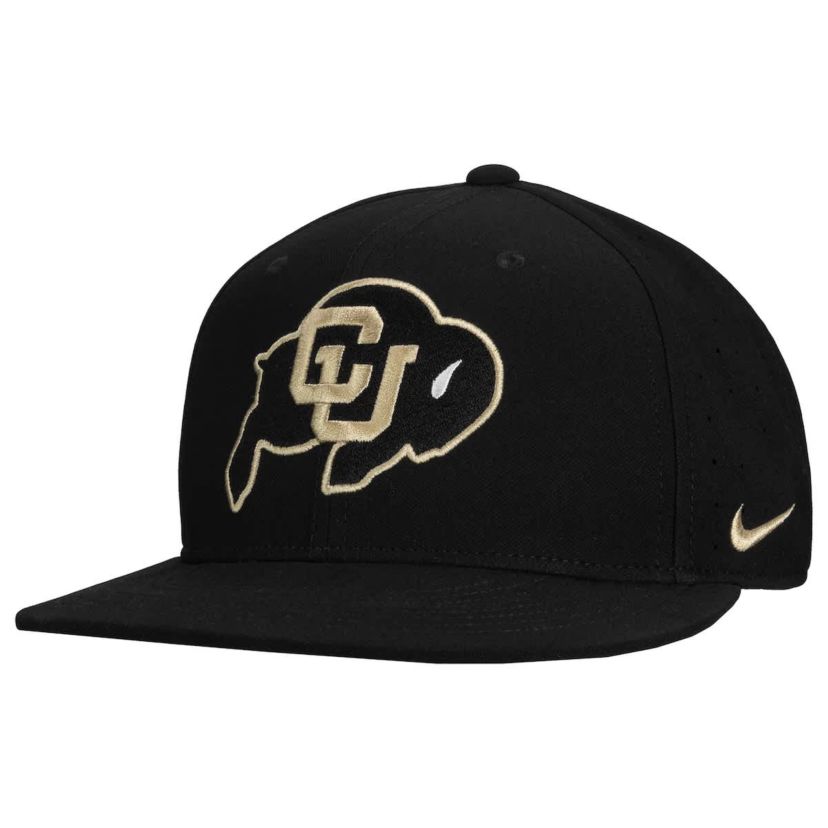 NCAA Nike Colorado Buffaloes Prime AeroBill Performance Fitted Hat
