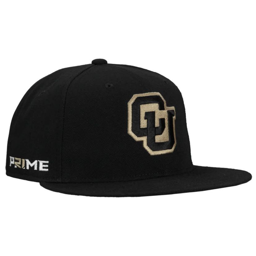 NCAA Nike Colorado Buffaloes Prime Pro Flat Brim Fitted Hat