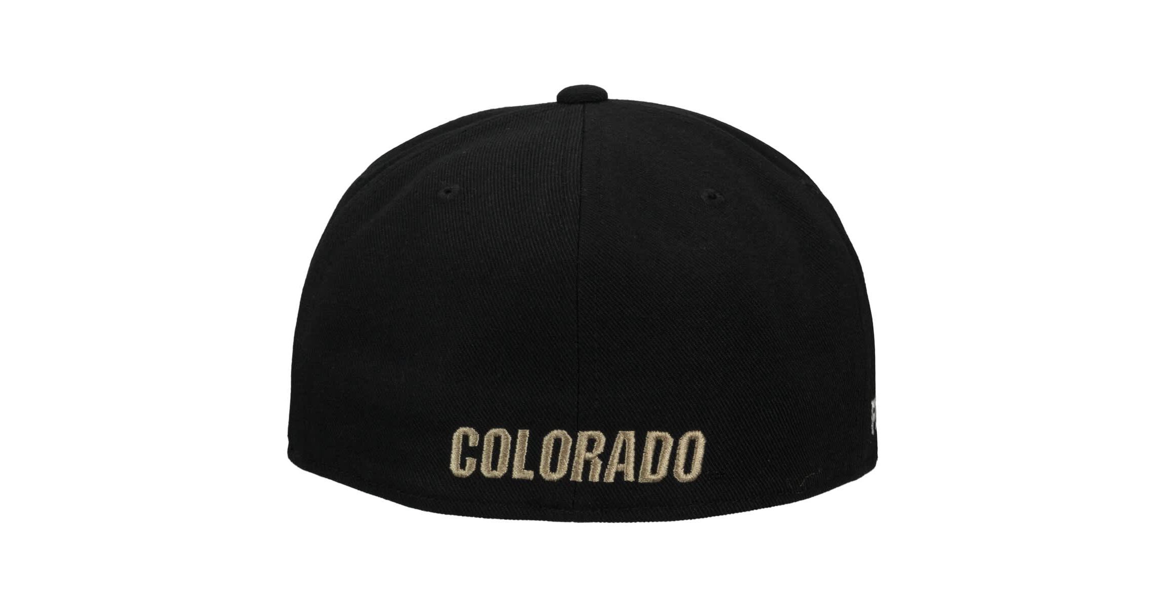 NCAA Nike Colorado Buffaloes Prime Pro Flat Brim Fitted Hat