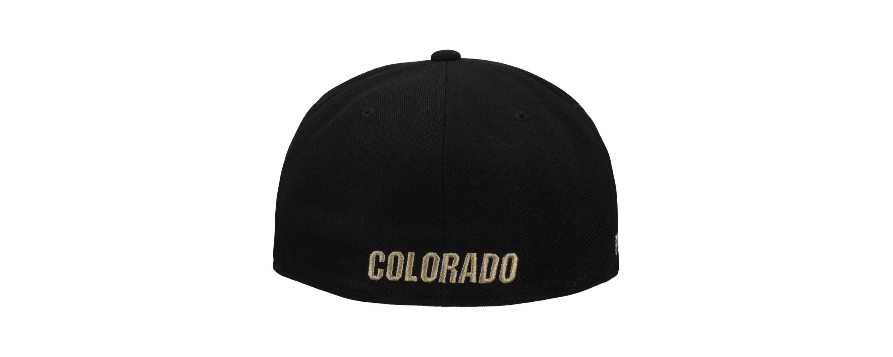NCAA Nike Colorado Buffaloes Prime Pro Flat Brim Fitted Hat