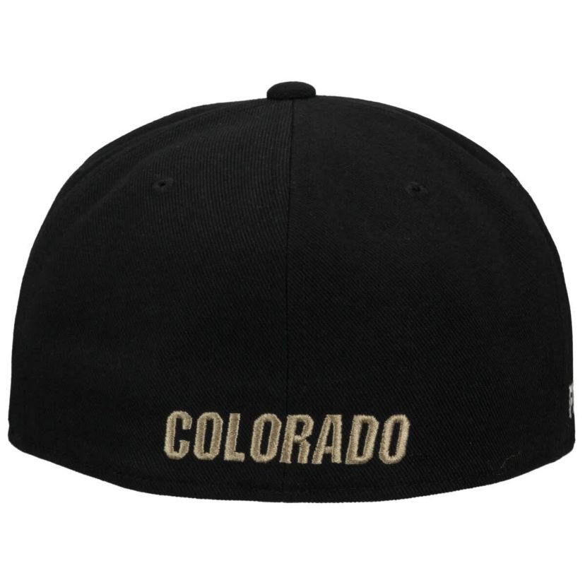 NCAA Nike Colorado Buffaloes Prime Pro Flat Brim Fitted Hat