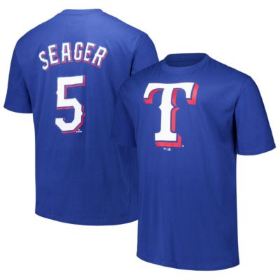 Men's MLB Fanatics Corey Seager Texas Rangers Big & Tall Name & Number T-Shirt, 4XL Tall