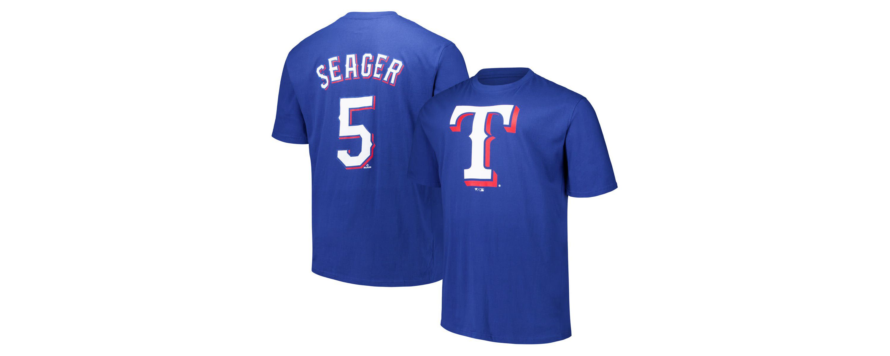 MLB Fanatics Corey Seager Texas Rangers Big & Tall Name & Number T-Shirt