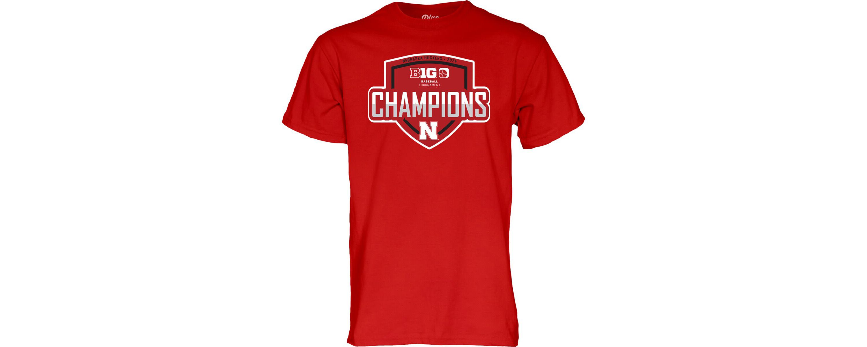 NCAA Nebraska Huskers 2024 Big 10 Baseball Conference Tournament s Locker Room T-Shirt