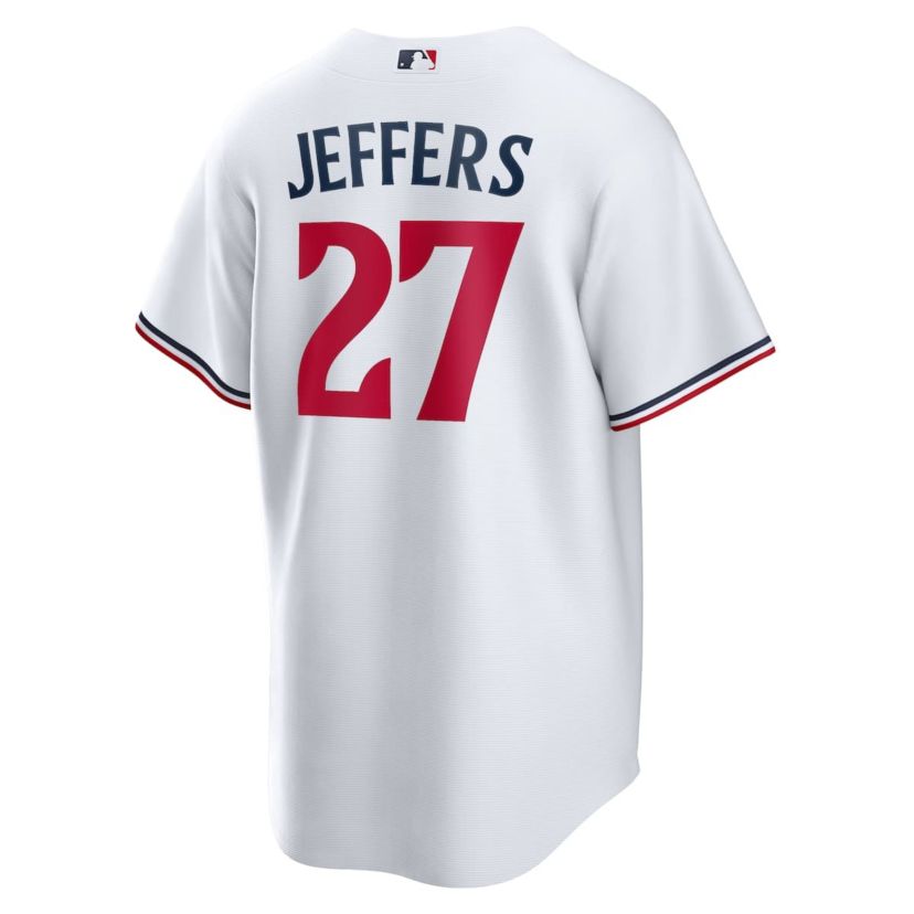 MLB Nike Ryan Jeffers Minnesota Twins Home Replica Player Jersey