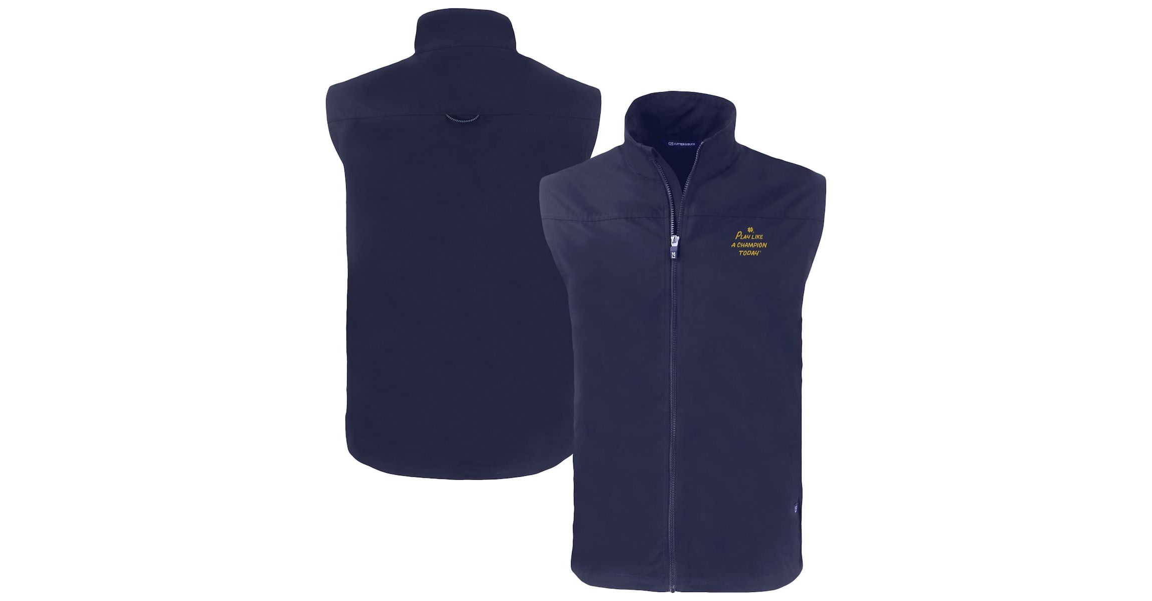 NCAA Notre Dame Fighting Irish Play Like A Today Charter Eco Recycled Full-Zip Vest