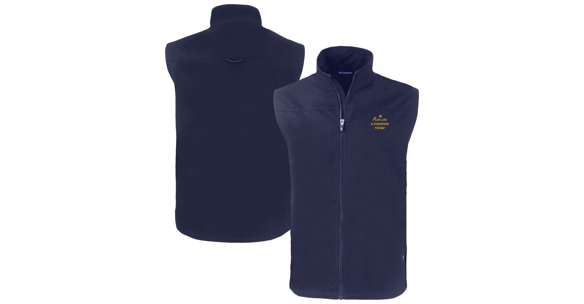 NCAA Notre Dame Fighting Irish Play Like A Today Charter Eco Recycled Full-Zip Vest