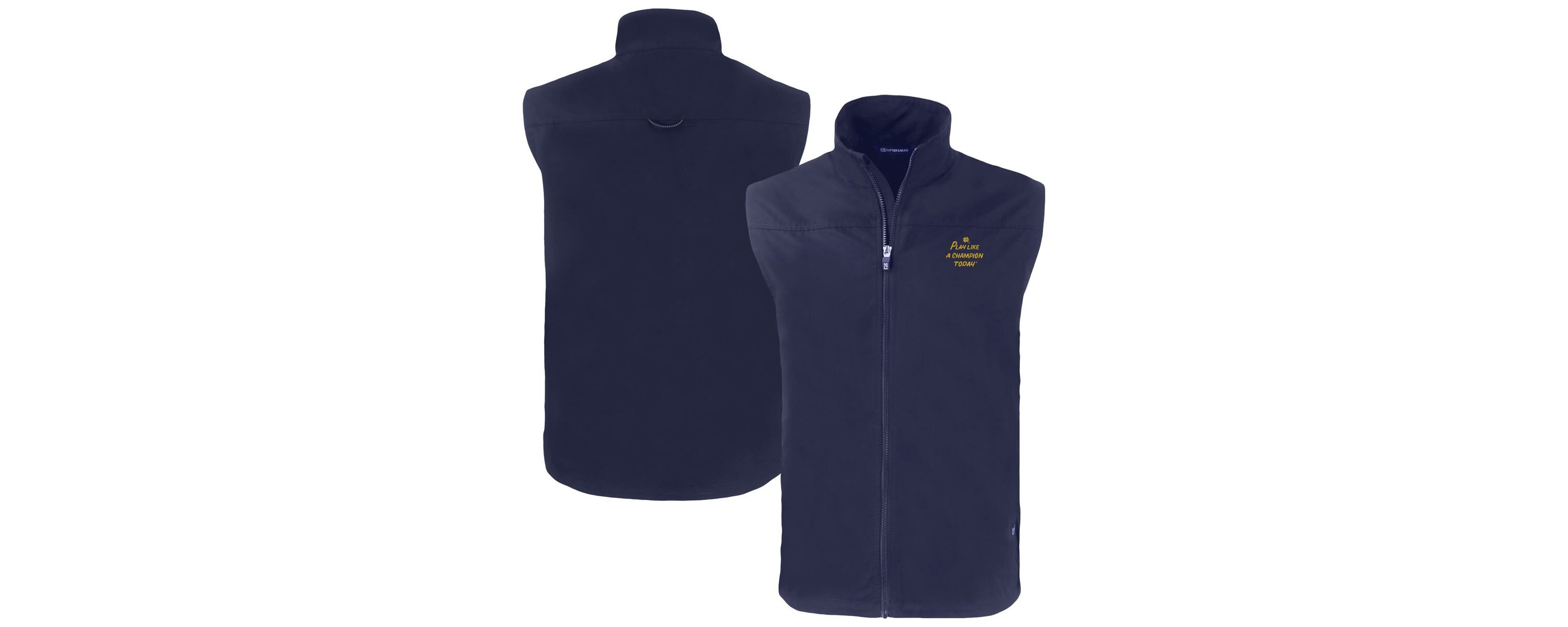 NCAA Notre Dame Fighting Irish Play Like A Today Charter Eco Recycled Full-Zip Vest