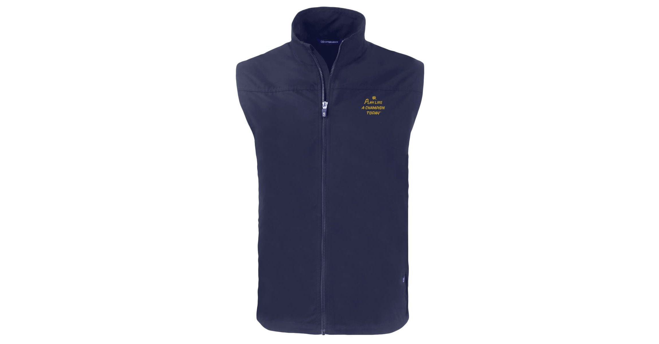 NCAA Notre Dame Fighting Irish Play Like A Today Charter Eco Recycled Full-Zip Vest