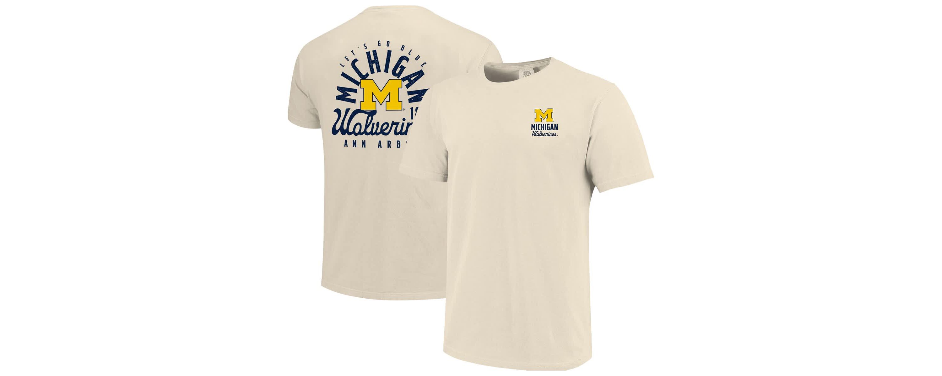 NCAA Michigan Wolverines Mascot Overlay T-Shirt