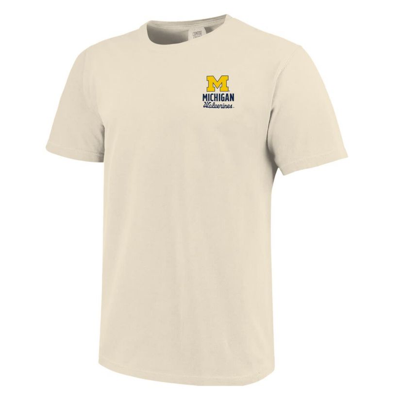 NCAA Michigan Wolverines Mascot Overlay T-Shirt
